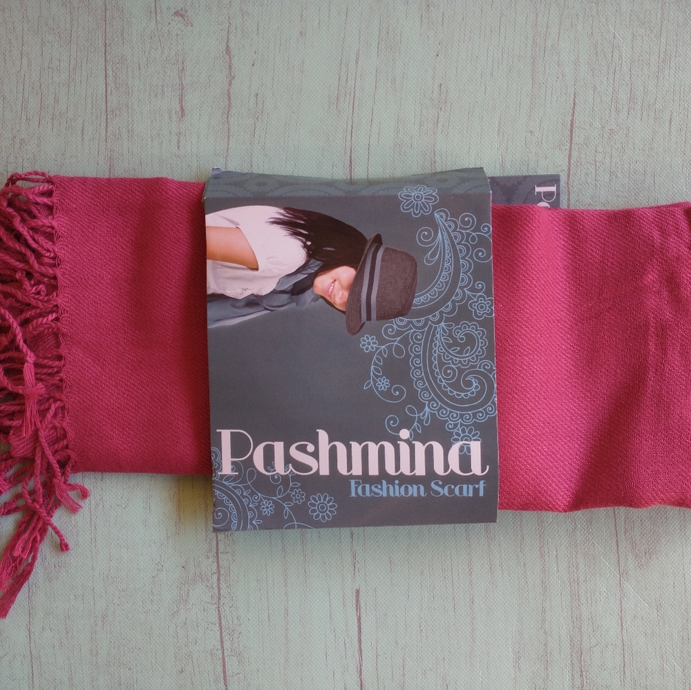 Pashmina Scarf Blue Star Clothing Rayon Acrylic  New Soft Unique Color